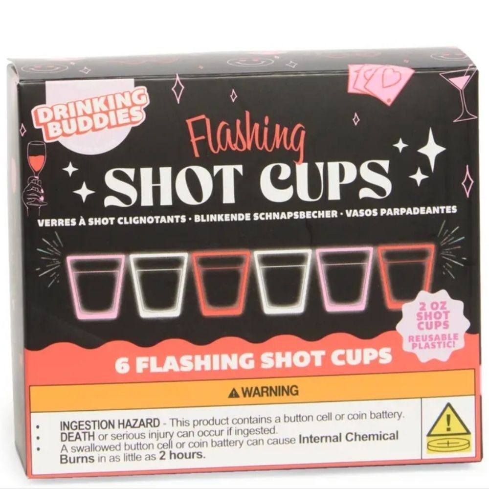 NPW Set Of 6 Flashing Shot Glasses